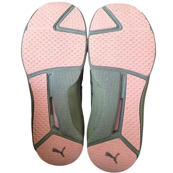 PUMA Fierce NBK Naturals Hunter Green Cameo Brown Pink Kylie Jenner Women SZ 7 - Picture 8 of 8
